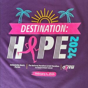Donna Breast Cancer Marathon & Half Marathon 2024 Runner’s Shirt